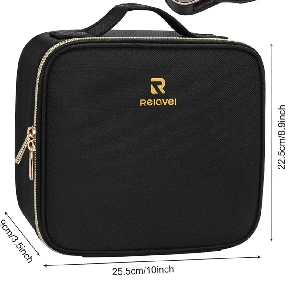 Black Cosmetic/Train Case